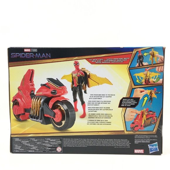 Spider-Man Jet Web Cycle And Figure 3 Piece Set - Picture 2 of 11